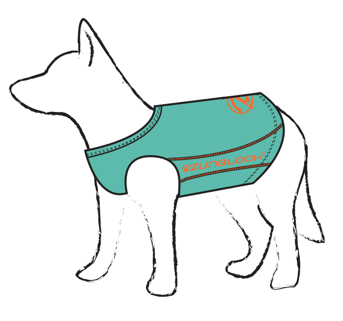 Capa con filtro solar para perros